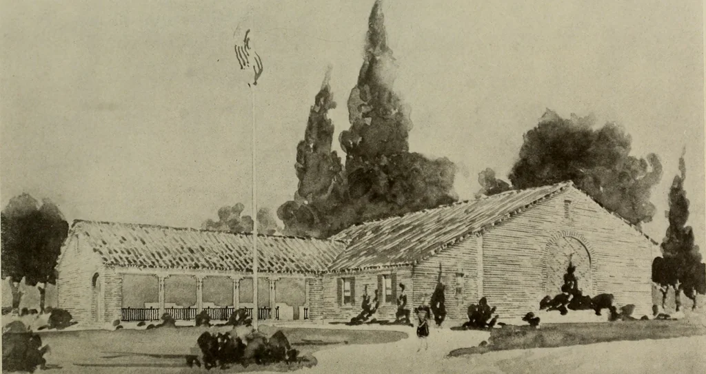 An illustration from Architect and engineer, 1905, leaf 127
