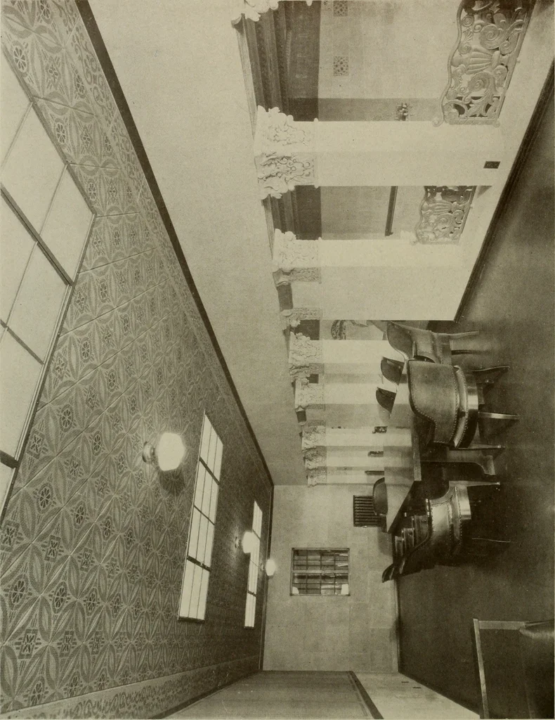 An illustration from Architect and engineer, 1905, leaf 165