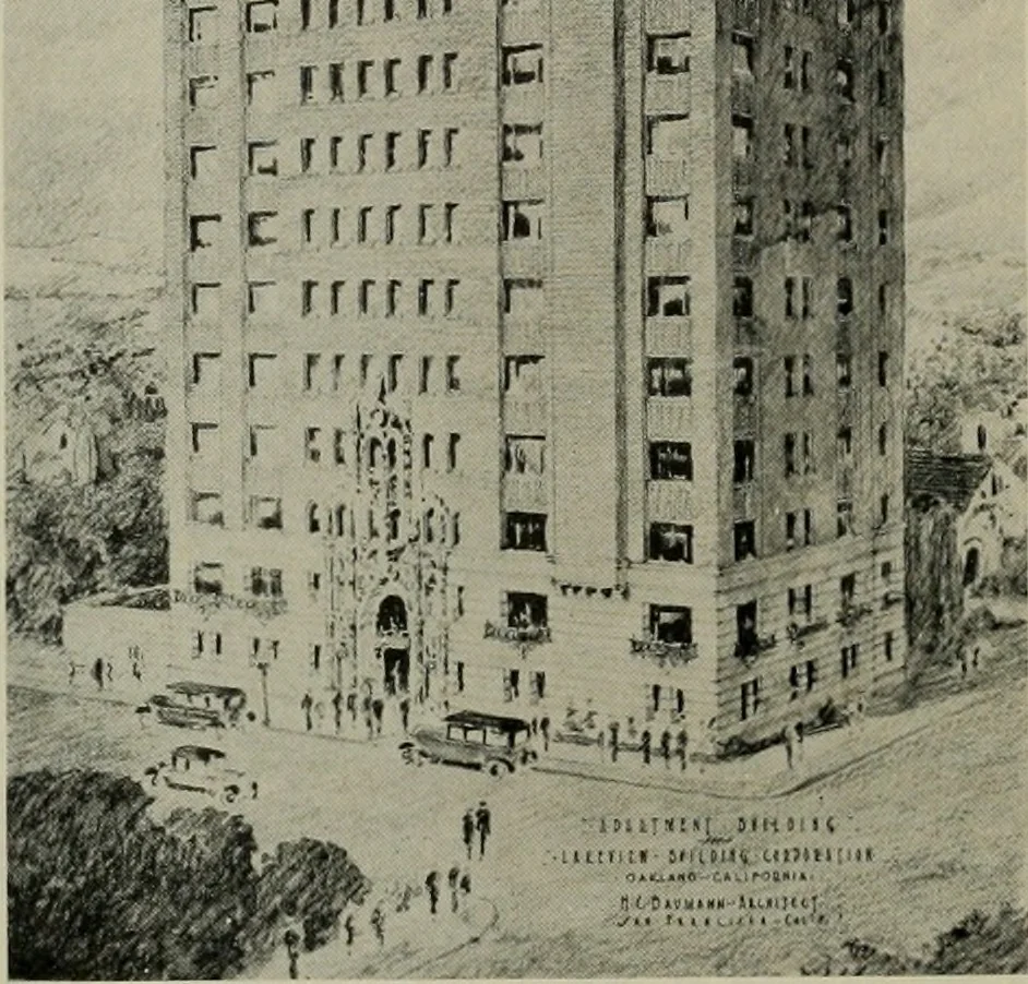 An illustration from Architect and engineer, 1905, leaf 191