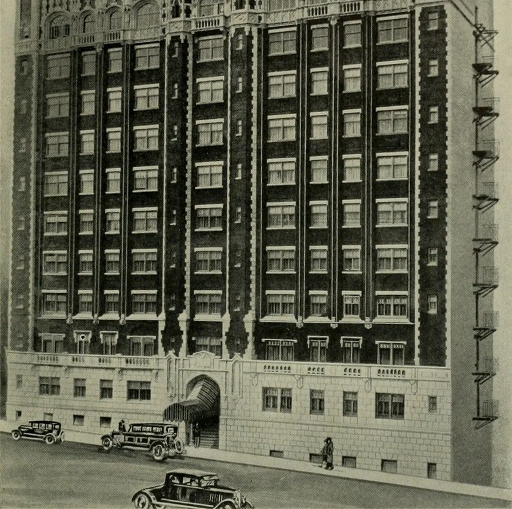 An illustration from Architect and engineer, 1905, leaf 200