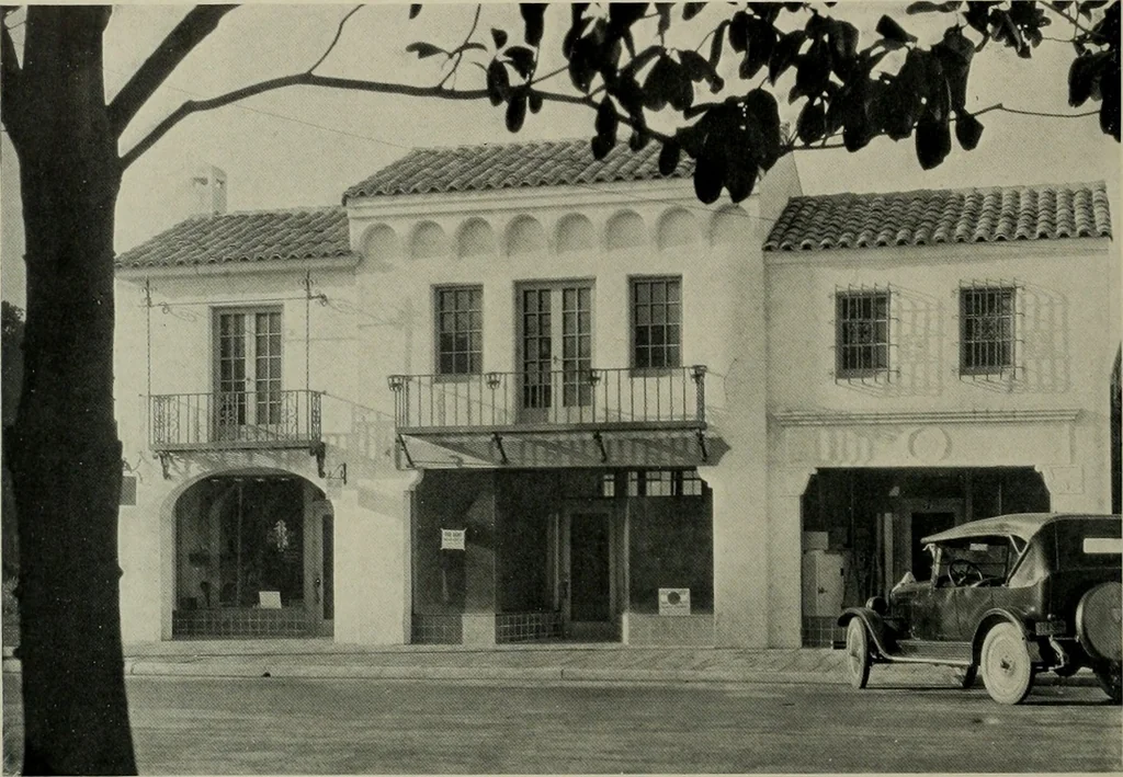 An illustration from Architect and engineer, 1905, leaf 213