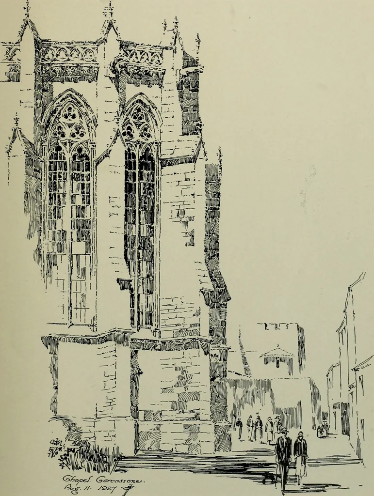 An illustration from Architect and engineer, 1905, leaf 218