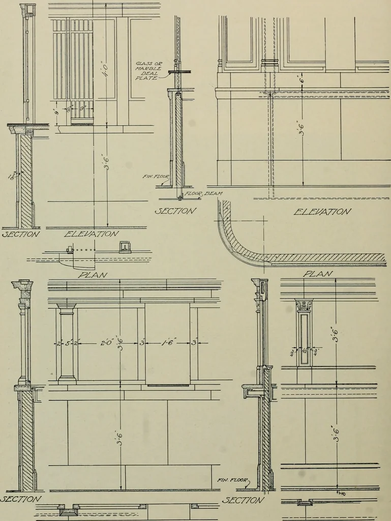 An illustration from Architect and engineer, 1905, leaf 227
