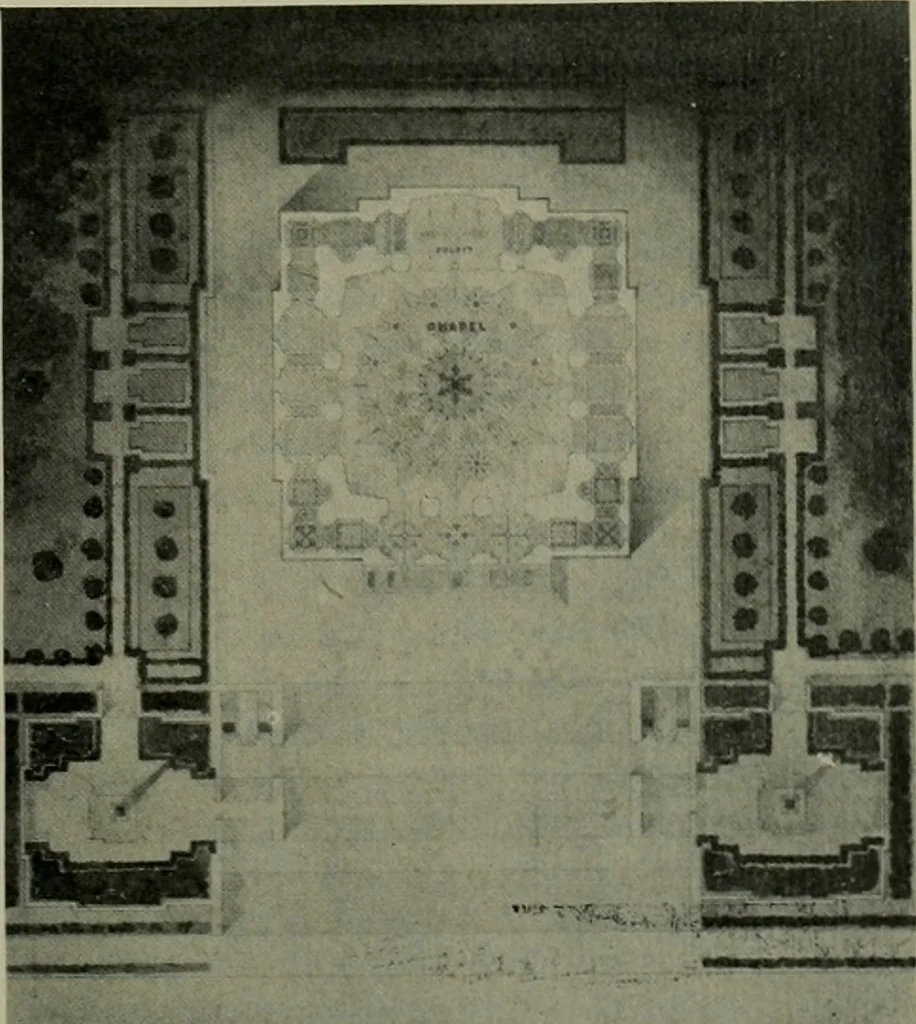 An illustration from Architect and engineer, 1905, leaf 280