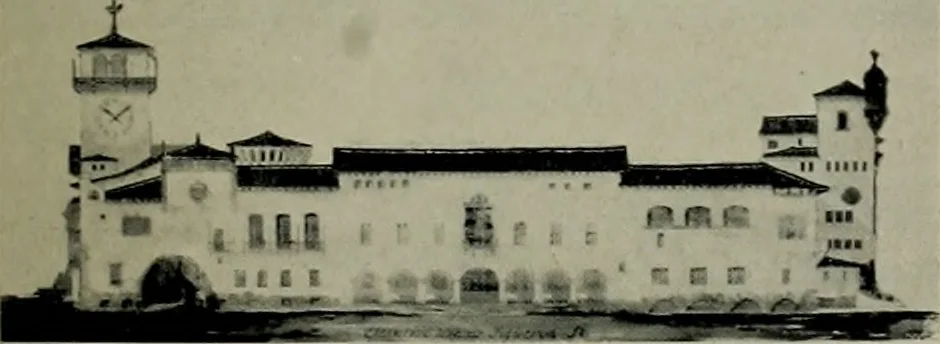 An illustration from Architect and engineer, 1905, leaf 308