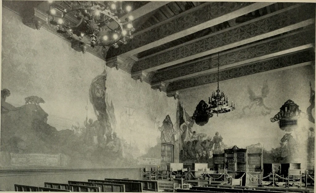 An illustration from Architect and engineer, 1905, leaf 319
