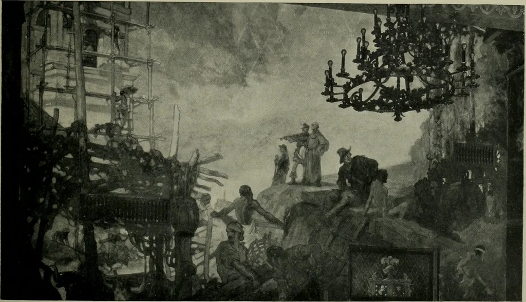 An illustration from Architect and engineer, 1905, leaf 320