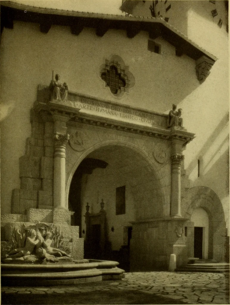 An illustration from Architect and engineer, 1905, leaf 322