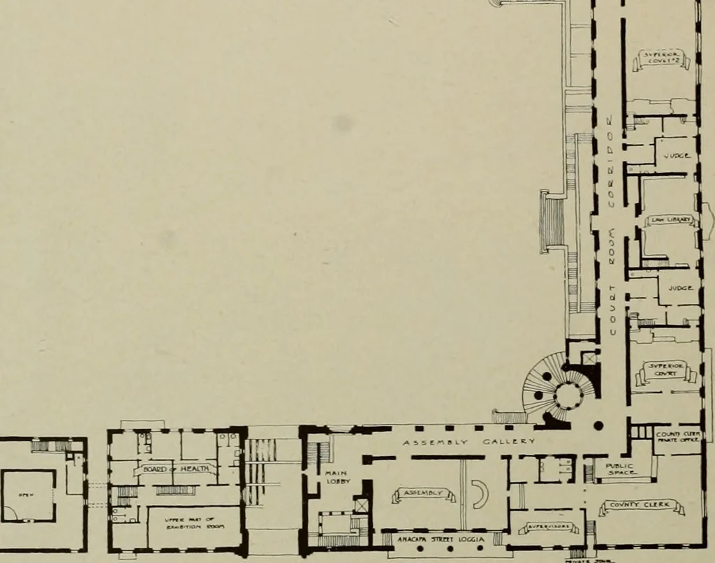 An illustration from Architect and engineer, 1905, leaf 325