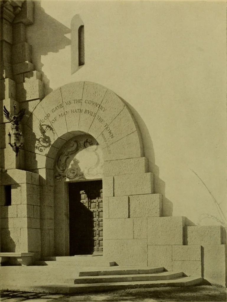 An illustration from Architect and engineer, 1905, leaf 328