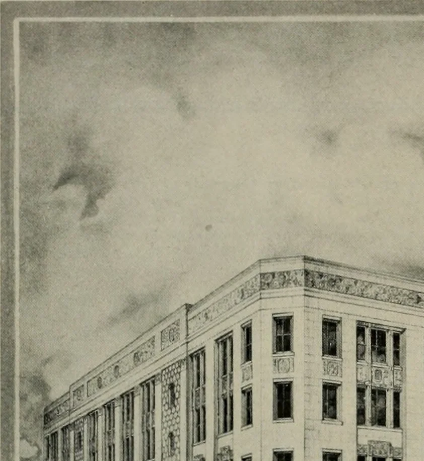 An illustration from Architect and engineer, 1905, leaf 405