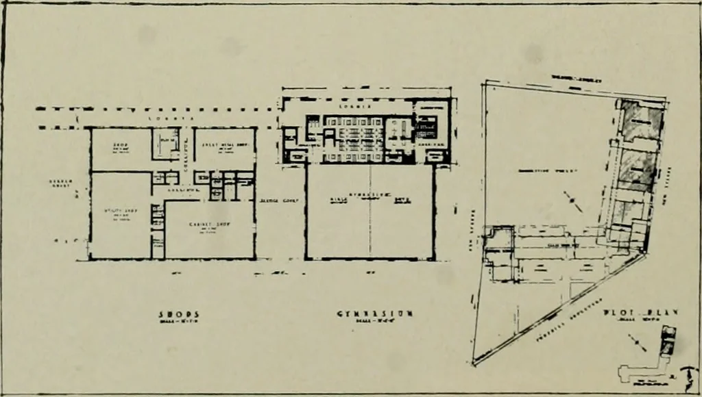 An illustration from Architect and engineer, 1905, leaf 415