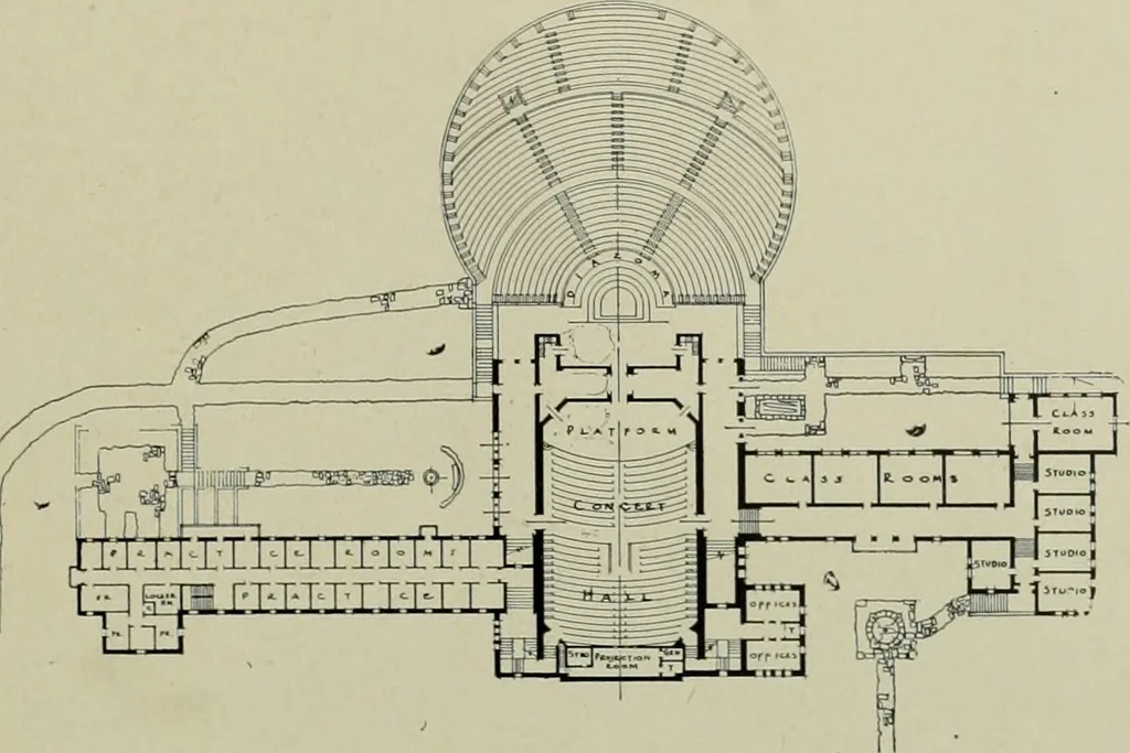 An illustration from Architect and engineer, 1905, leaf 420
