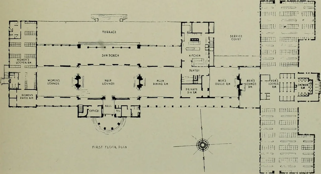 An illustration from Architect and engineer, 1905, leaf 422