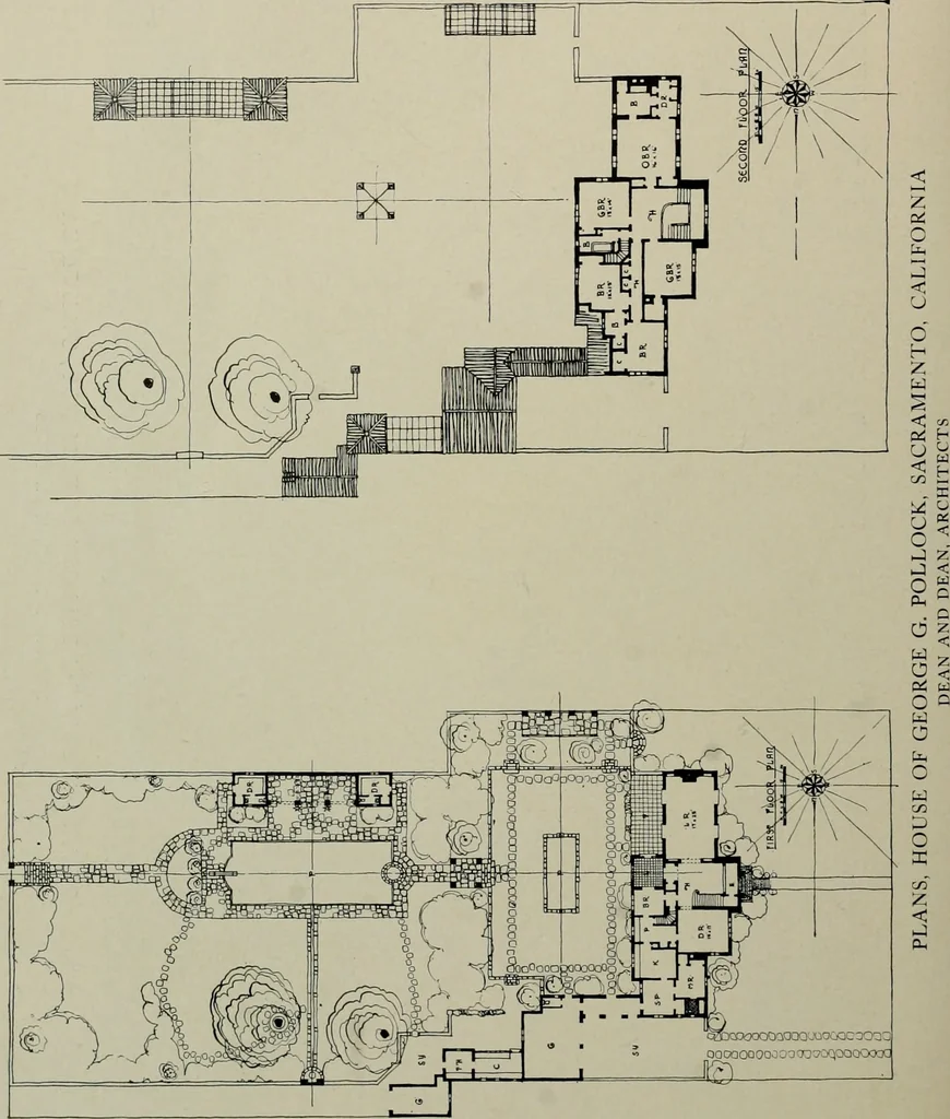 An illustration from Architect and engineer, 1905, leaf 425