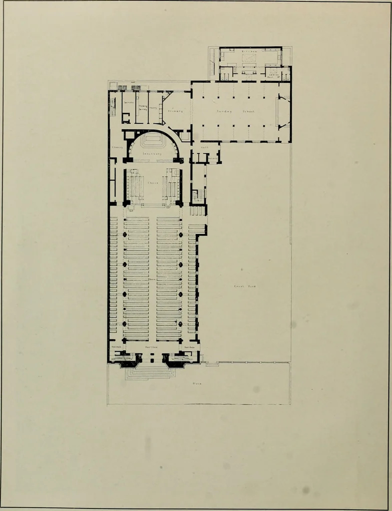 An illustration from Architect and engineer, 1905, leaf 51