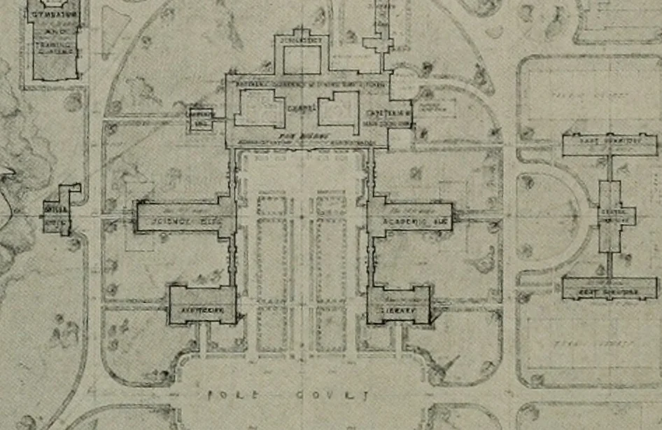 An illustration from Architect and engineer, 1905, leaf 513