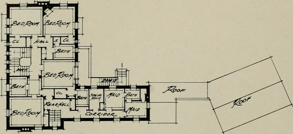 An illustration from Architect and engineer, 1905, leaf 57