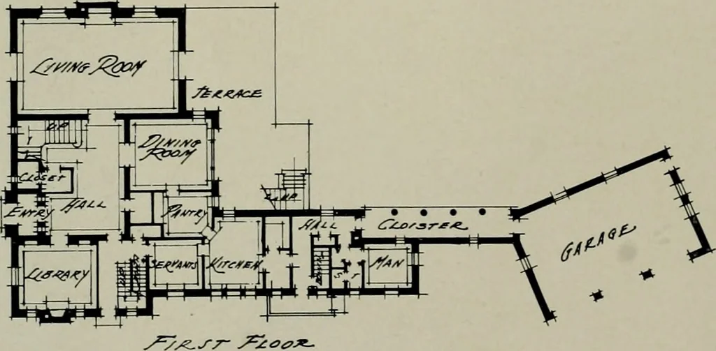 An illustration from Architect and engineer, 1905, leaf 57