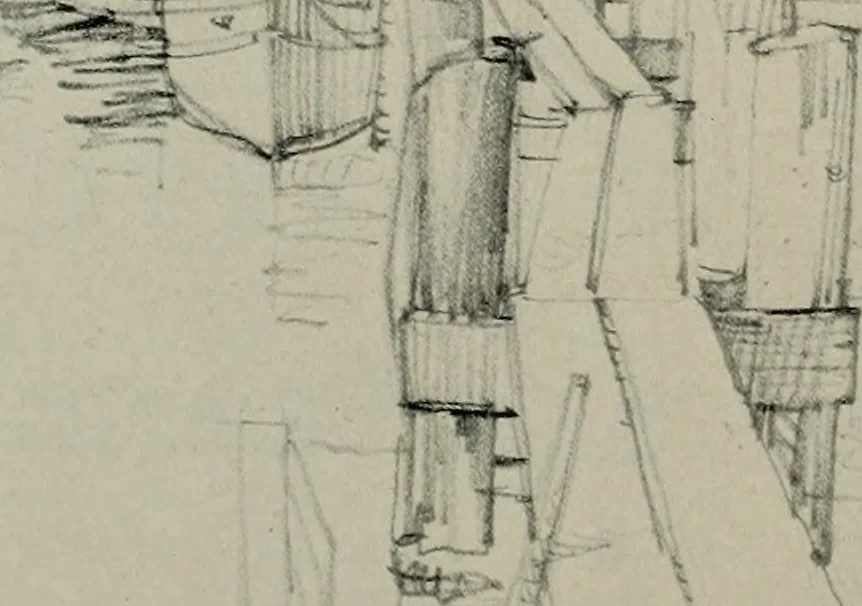 An illustration from Architect and engineer, 1905, leaf 571