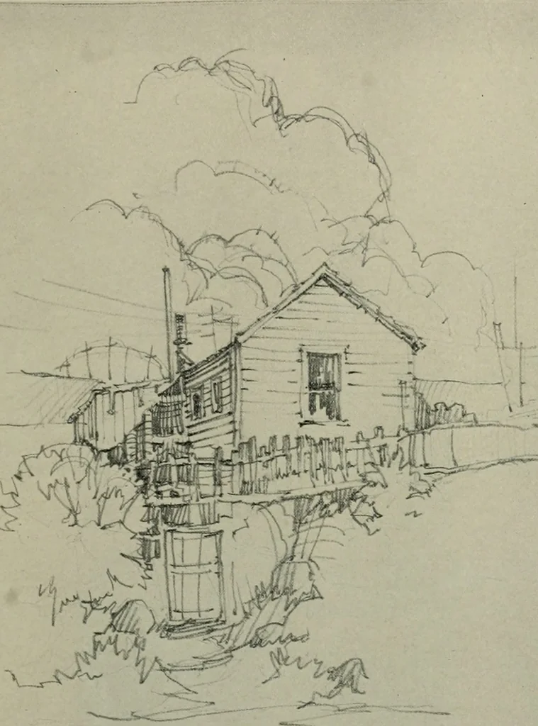 An illustration from Architect and engineer, 1905, leaf 574