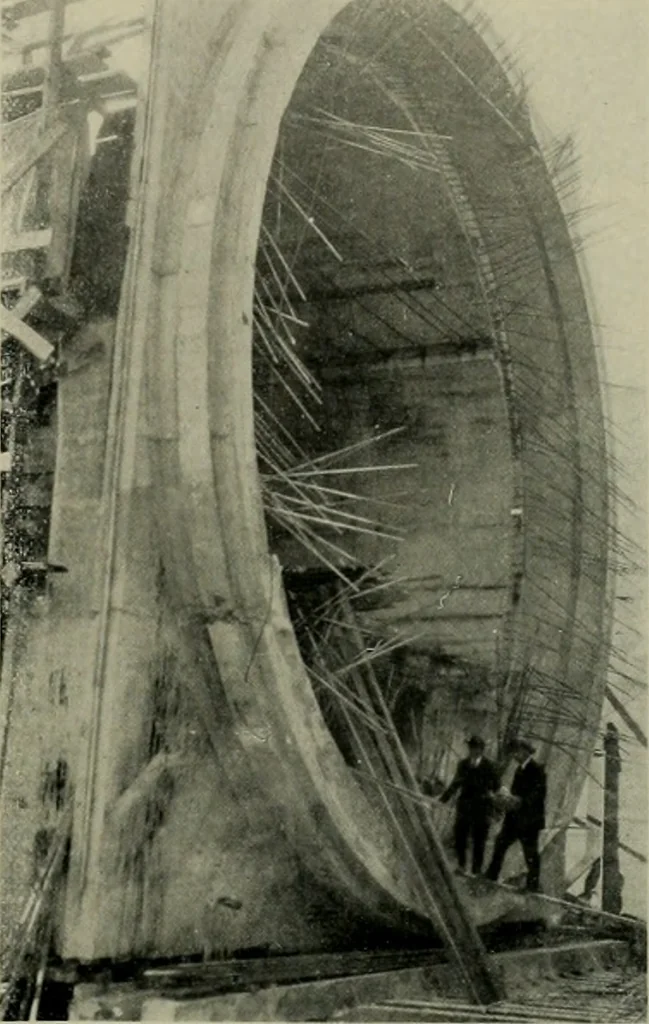 An illustration from Architect and engineer, 1905, leaf 582