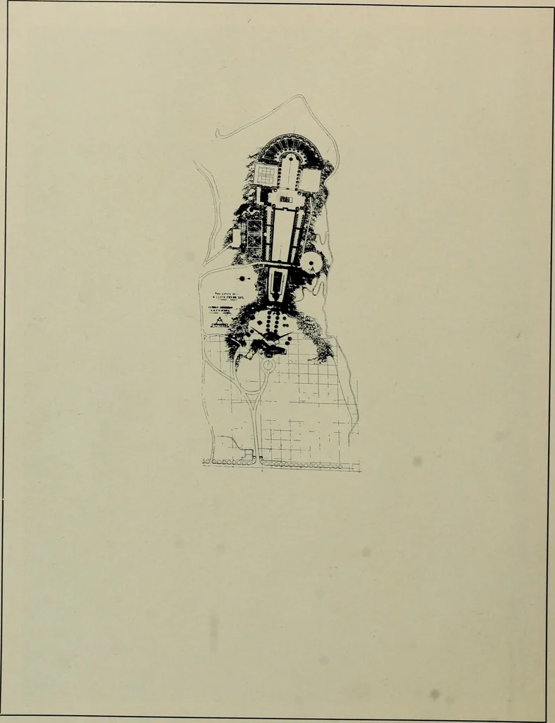 An illustration from Architect and engineer, 1905, leaf 73