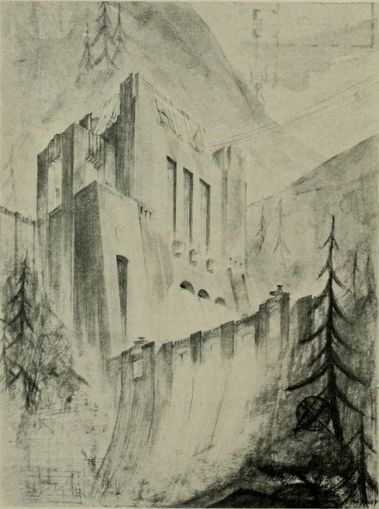 An illustration from Architect and engineer, 1905, leaf 93