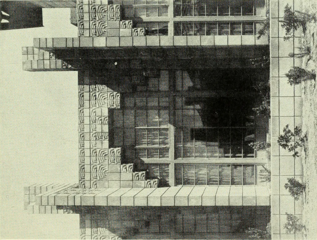 An illustration from Architect and engineer, 1905, leaf 108