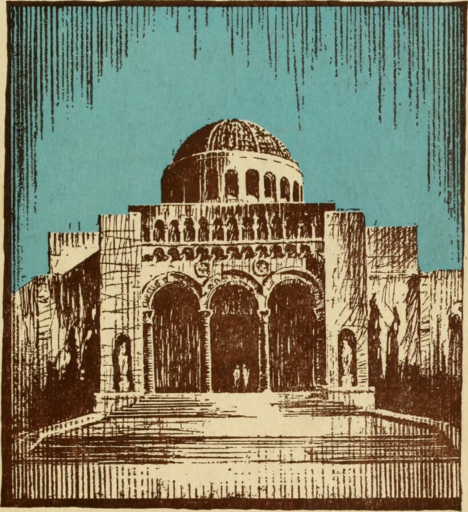 An illustration from Architect and engineer, 1905, leaf 116