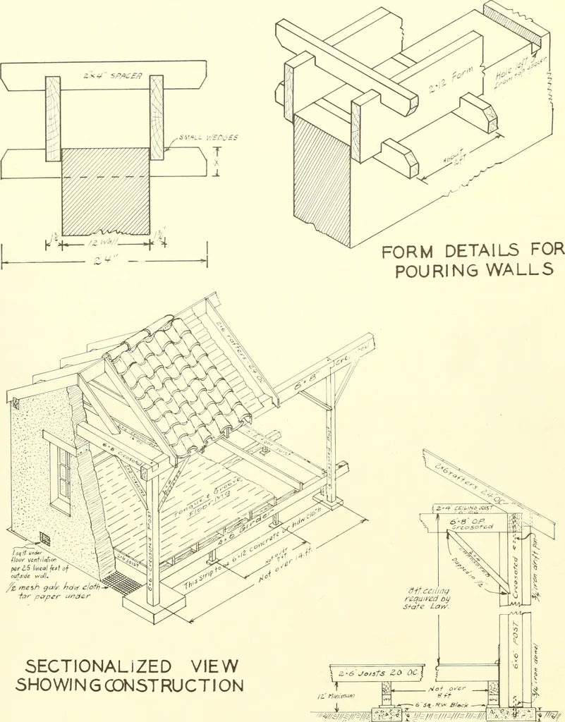 An illustration from Architect and engineer, 1905, leaf 137