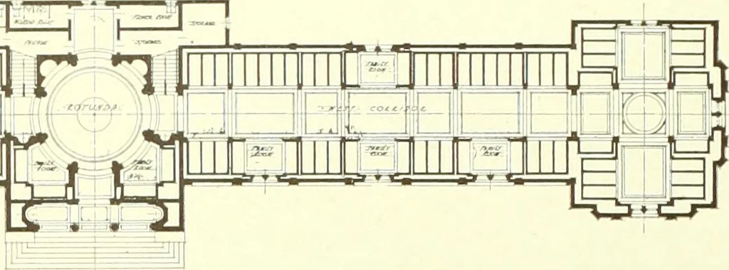 An illustration from Architect and engineer, 1905, leaf 145