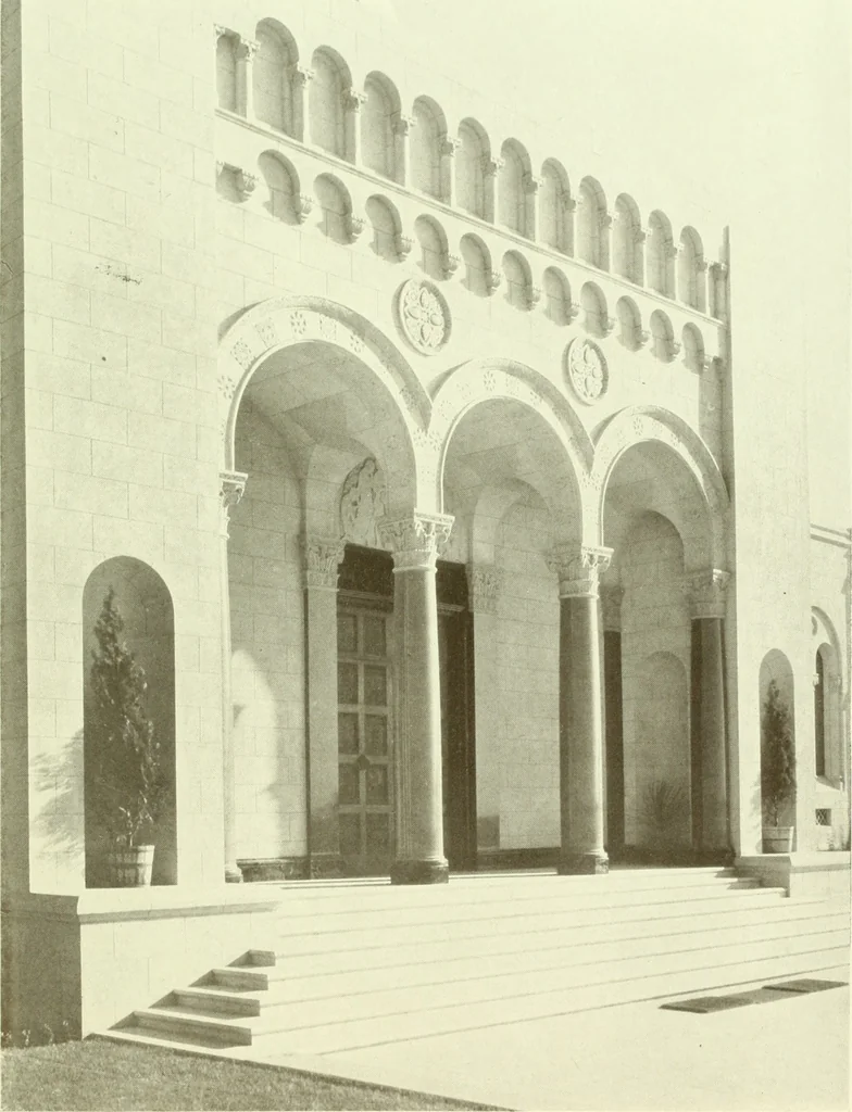 An illustration from Architect and engineer, 1905, leaf 148