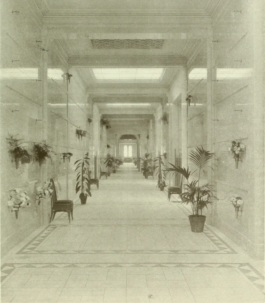 An illustration from Architect and engineer, 1905, leaf 156