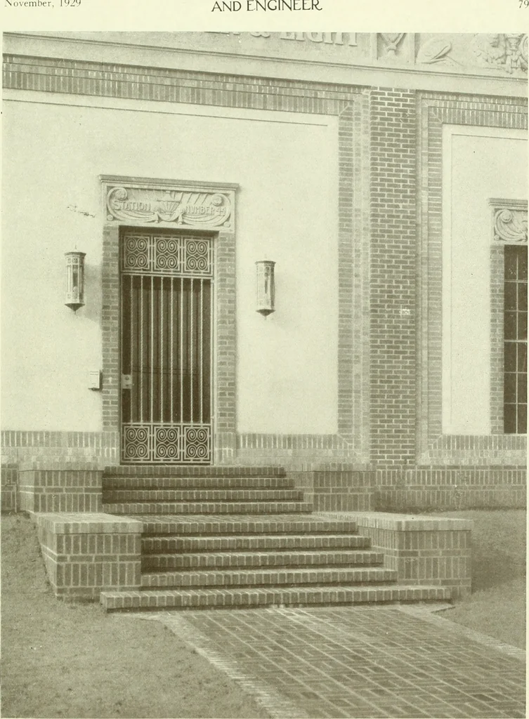 An illustration from Architect and engineer, 1905, leaf 168