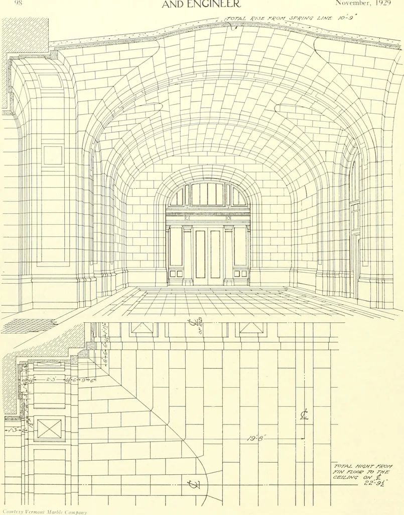 An illustration from Architect and engineer, 1905, leaf 187