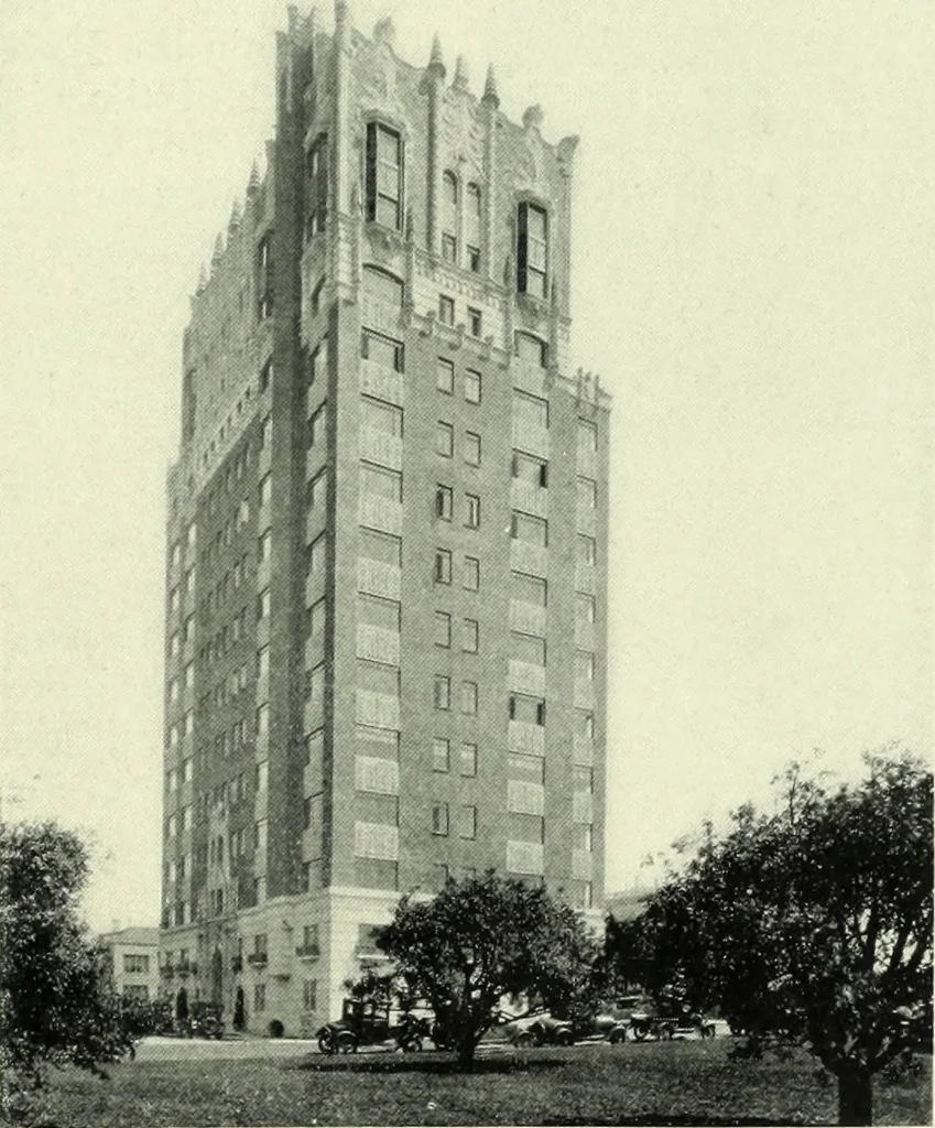 An illustration from Architect and engineer, 1905, leaf 188