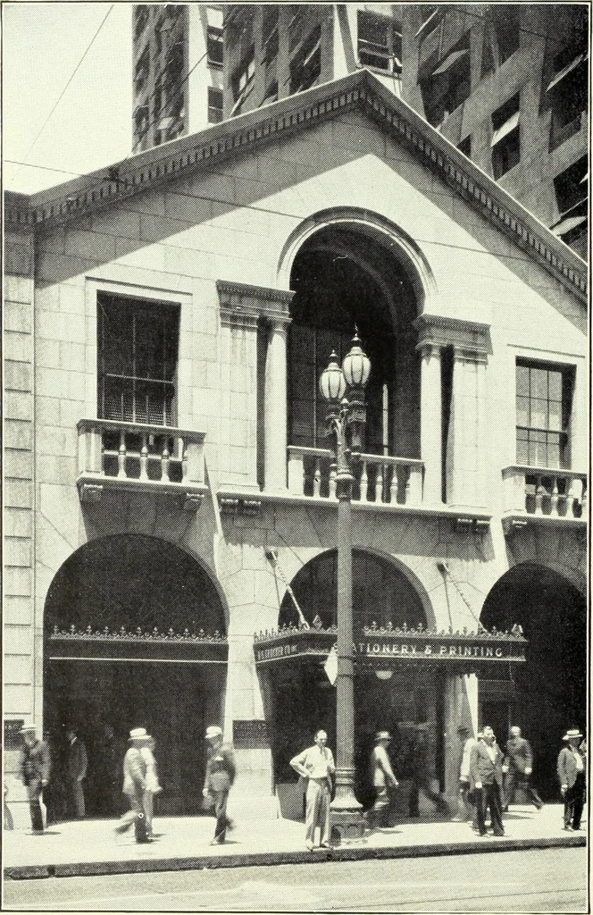 An illustration from Architect and engineer, 1905, leaf 225