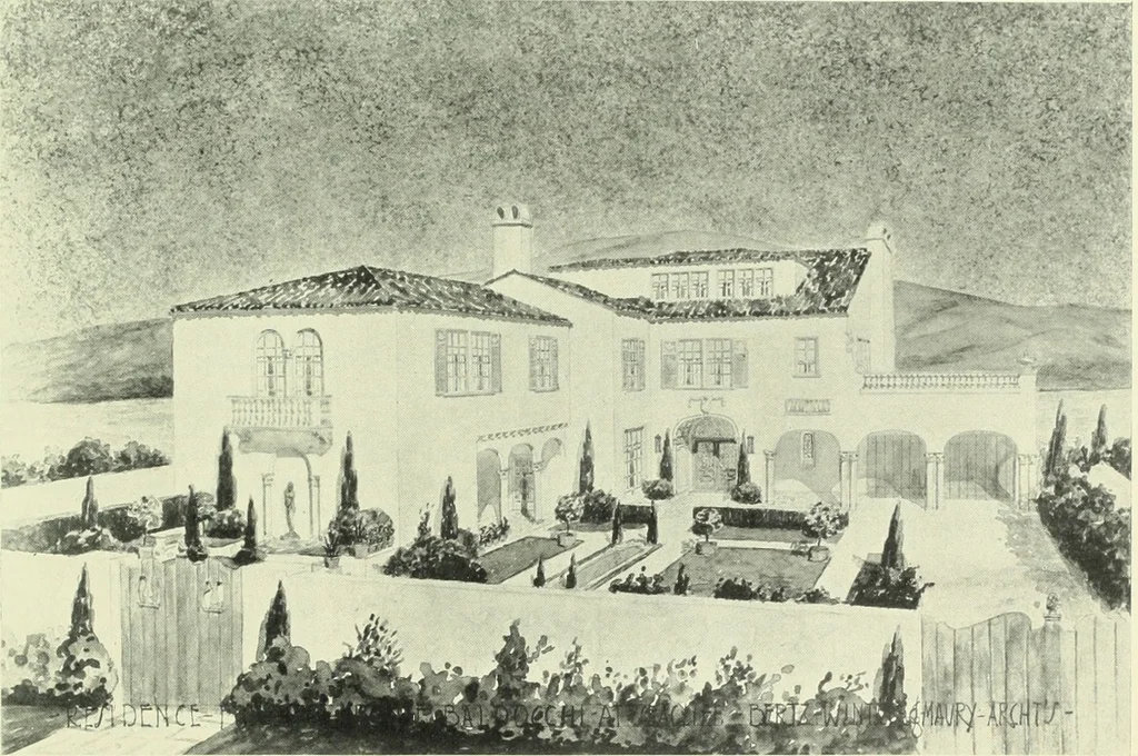 An illustration from Architect and engineer, 1905, leaf 298
