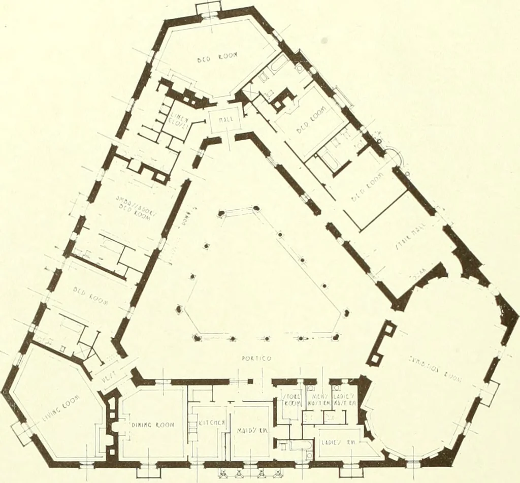 An illustration from Architect and engineer, 1905, leaf 33