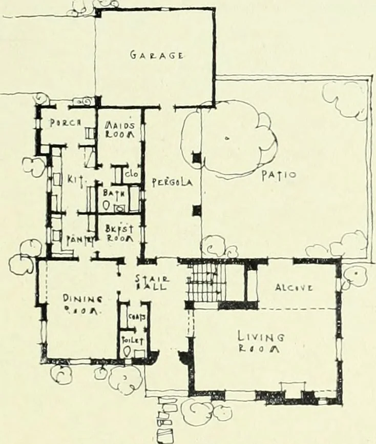 An illustration from Architect and engineer, 1905, leaf 350