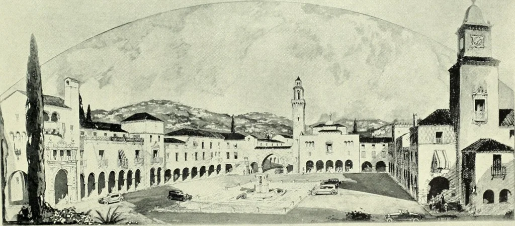 An illustration from Architect and engineer, 1905, leaf 382