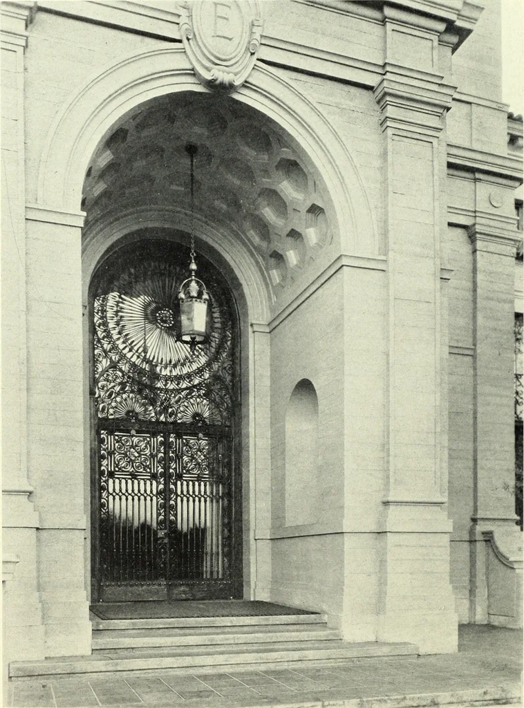 An illustration from Architect and engineer, 1905, leaf 395