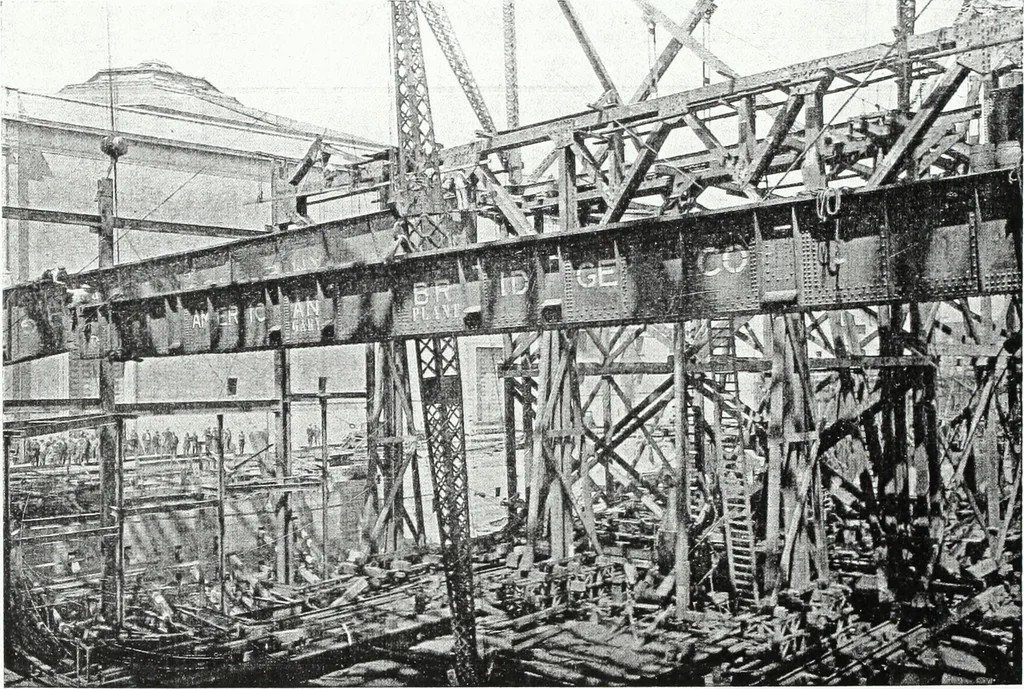 An illustration from Architect and engineer, 1905, leaf 405