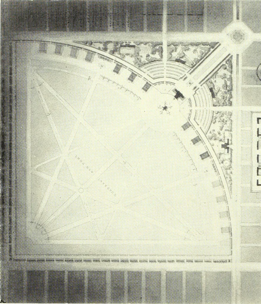 An illustration from Architect and engineer, 1905, leaf 419