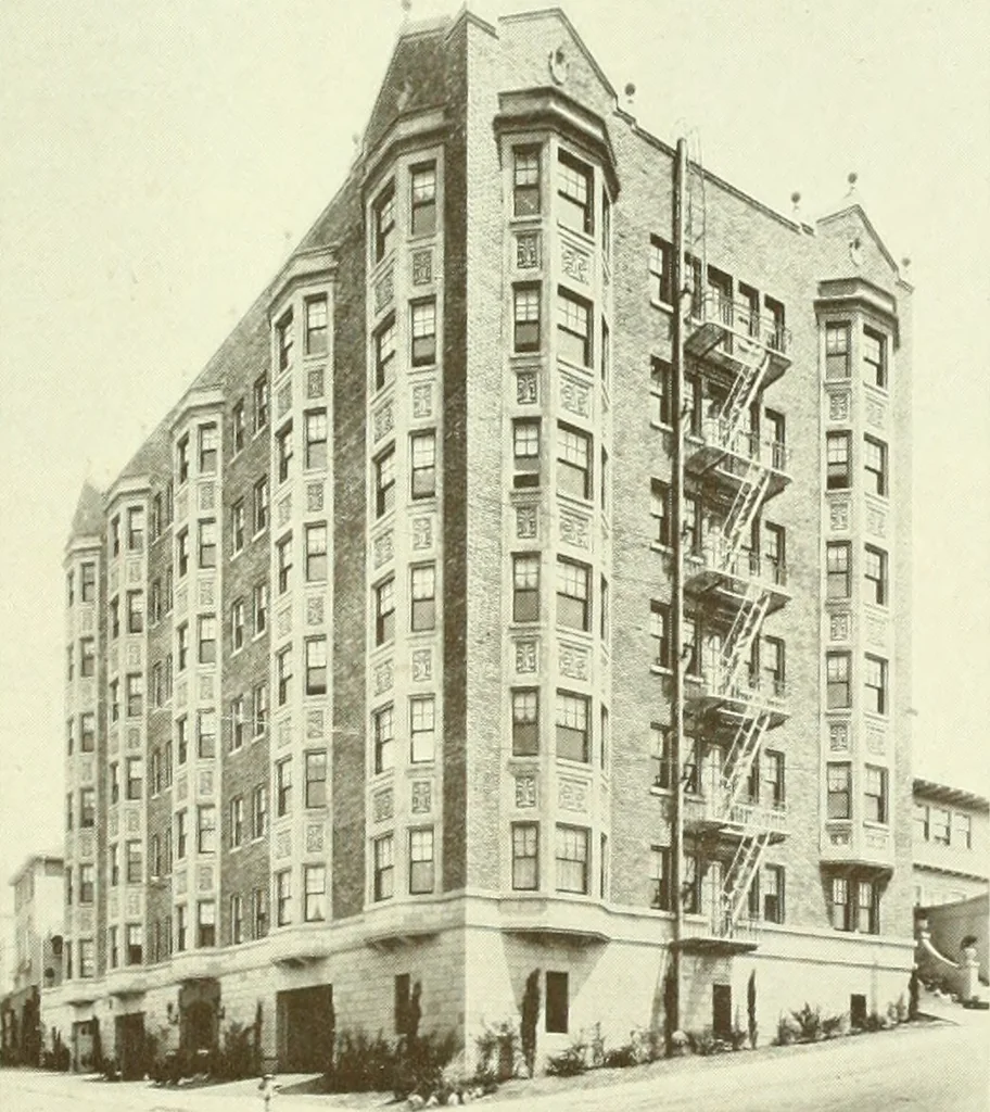 An illustration from Architect and engineer, 1905, leaf 44
