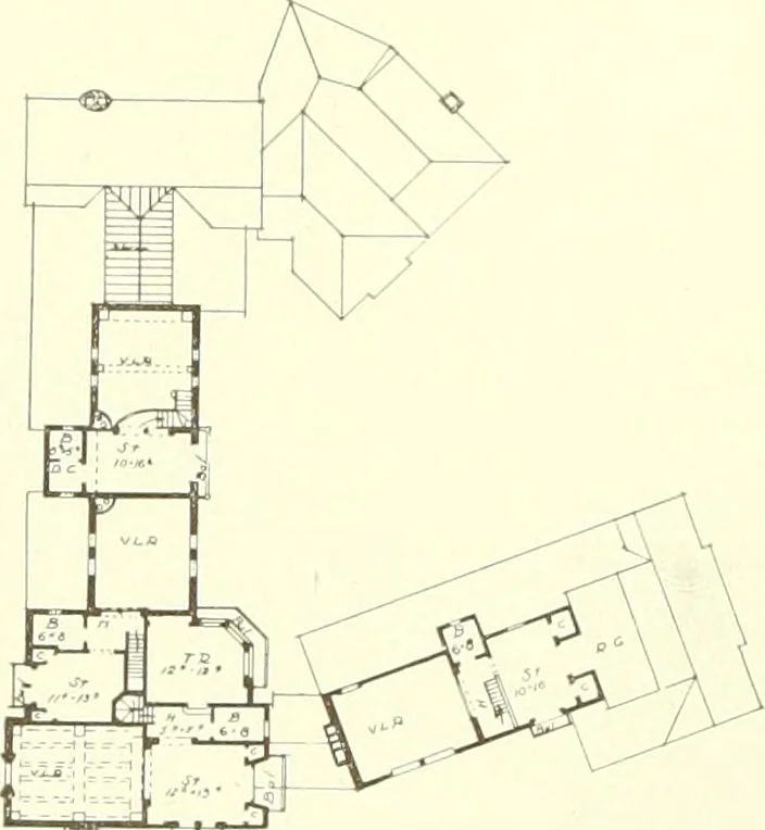 An illustration from Architect and engineer, 1905, leaf 457