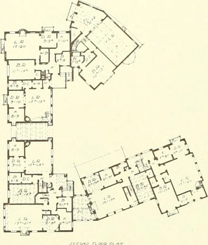 An illustration from Architect and engineer, 1905, leaf 457
