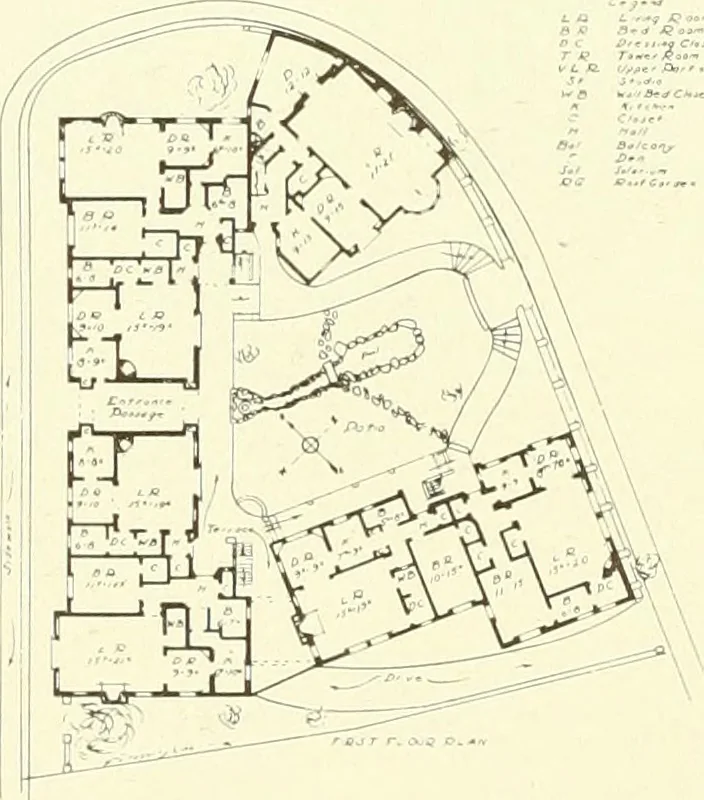 An illustration from Architect and engineer, 1905, leaf 457