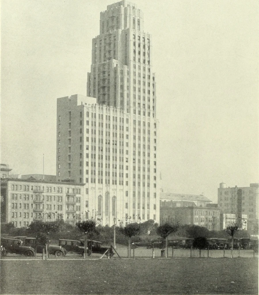 An illustration from Architect and engineer, 1905, leaf 569
